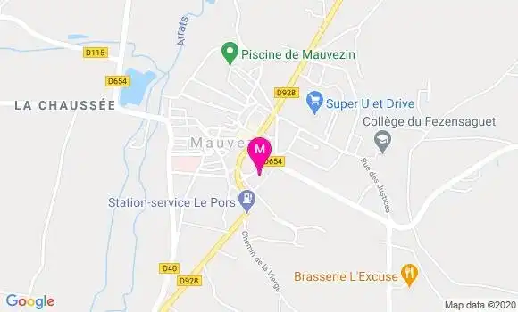 Localisation Dr Fabien Fourcade