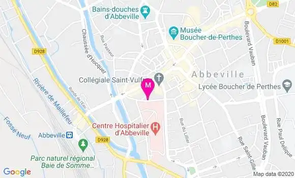 Localisation Dr Vincent Bayart