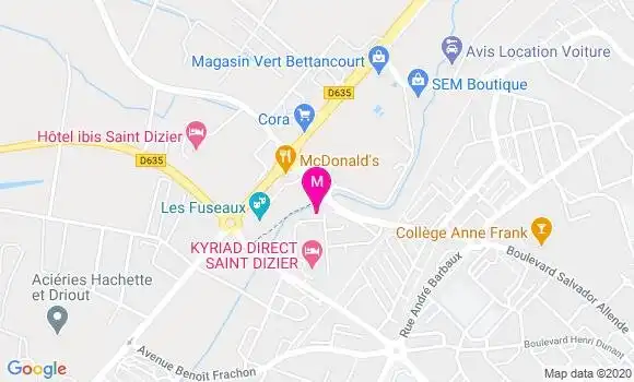 Localisation Dr Sarah Ledon