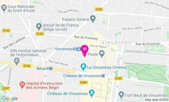 Localisation Dr Sandrine Mongie