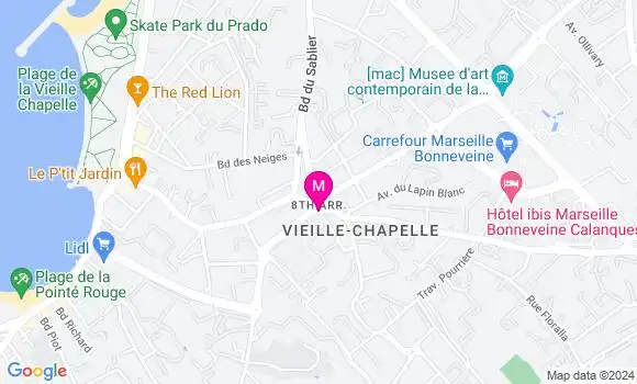 Localisation Dr Nathalie Magne