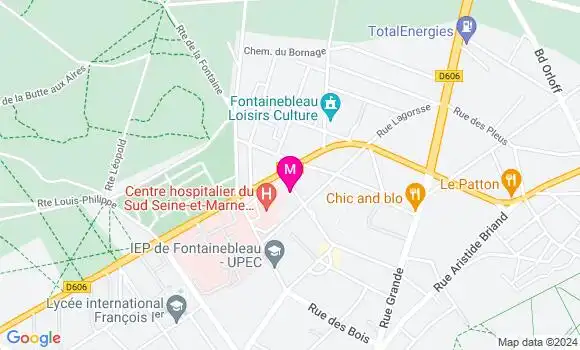 Localisation Dr Sandra De Matos