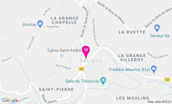 Localisation Dr Severine Descombes