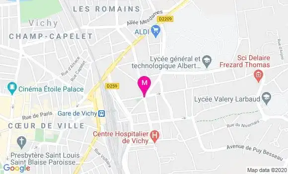 Localisation Dr Agnes Raveaud