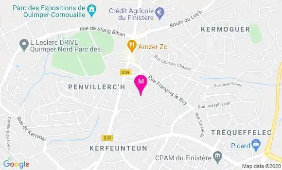 Localisation Dr Valerie Debonte