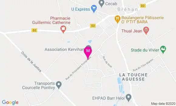 Localisation Dr Micheline Le Moigne