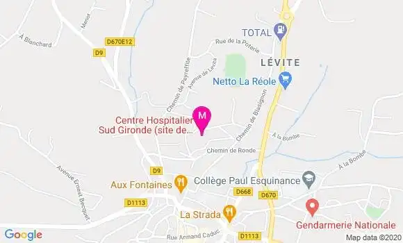 Localisation Dr Philippe Vignaud
