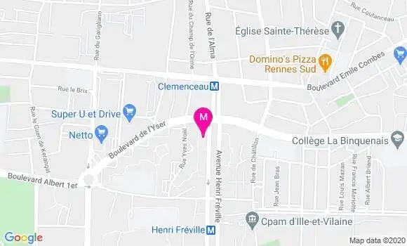 Localisation Dr Celine Lereaux