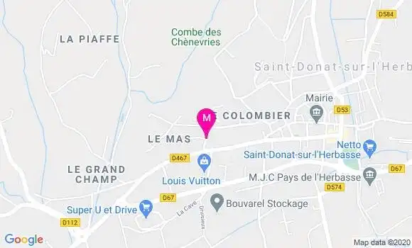 Localisation Dr Jerome Gendre