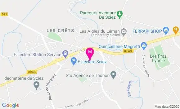 Localisation Dr Annie Labergerie