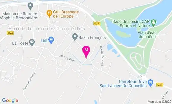 Localisation Dr Caroline Jullien