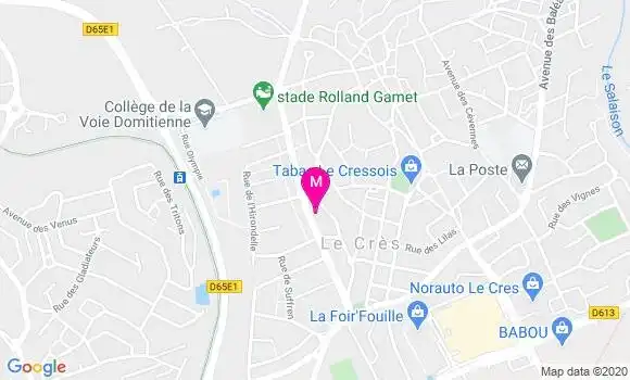 Localisation Dr Camille Lacroix
