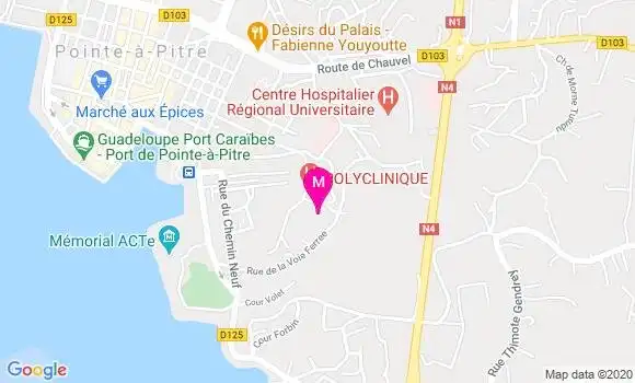 Localisation Dr Basile Julien Douglas