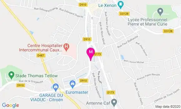 Localisation Dr Jean Paul Deom
