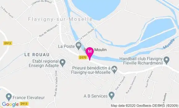 Localisation Dr Sylvie Ragot Mandry
