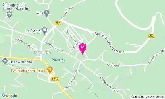 Localisation Dr Isabelle De Brancion Francois