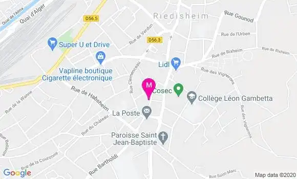 Localisation Dr Lydie Simon
