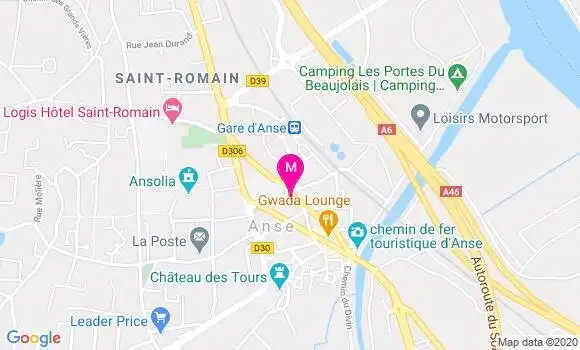 Localisation Dr Isabelle Andrea Comte