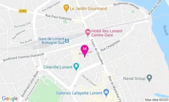 Localisation Dr Jerome Gregory