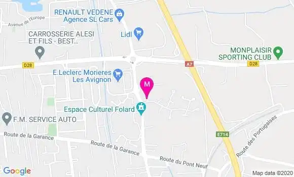 Localisation Dr Philippe Rodier