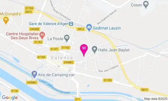 Localisation Dr Nicolas Thoreson