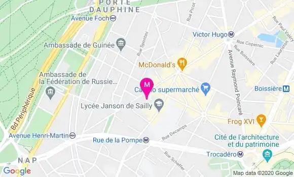 Localisation Dr Alexandra Mesner