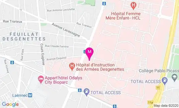 Localisation Dr Fabienne Roumenoff
