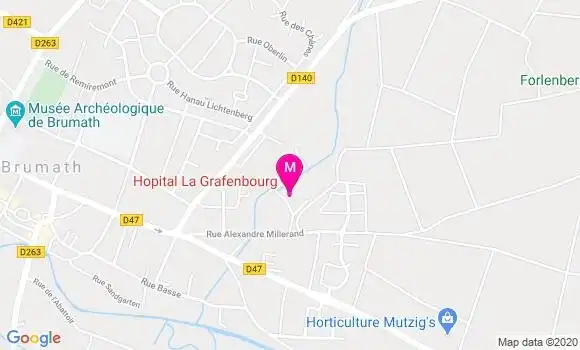 Localisation Dr Pascale Marty