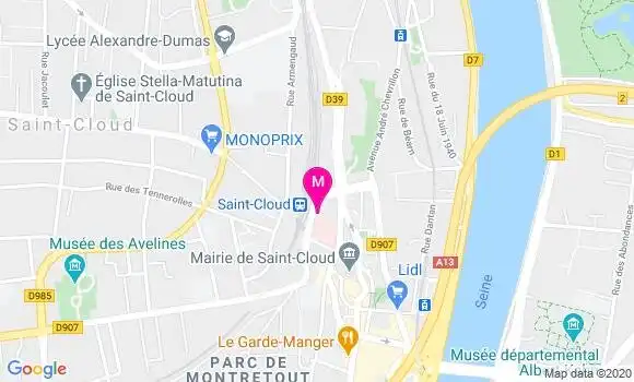 Localisation Dr Marie Pechard