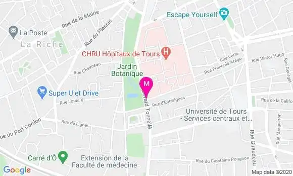 Localisation Dr Nathalie de Font Reaulx