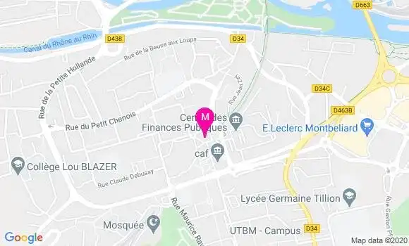 Localisation Dr Marie Delannoy Riche