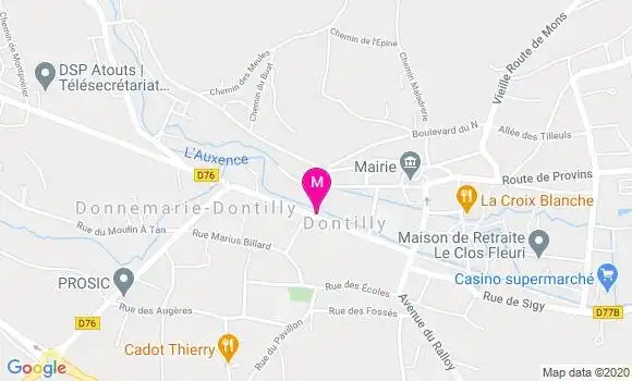 Localisation Dr Michel Manetti