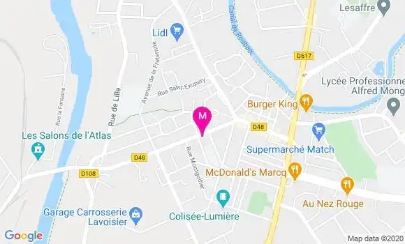 Localisation Dr Amelie Pointin