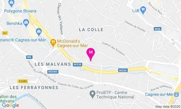 Localisation Dr Cedric Vovard