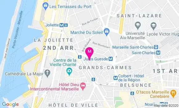 Localisation Dr Juliette Bourrissoux