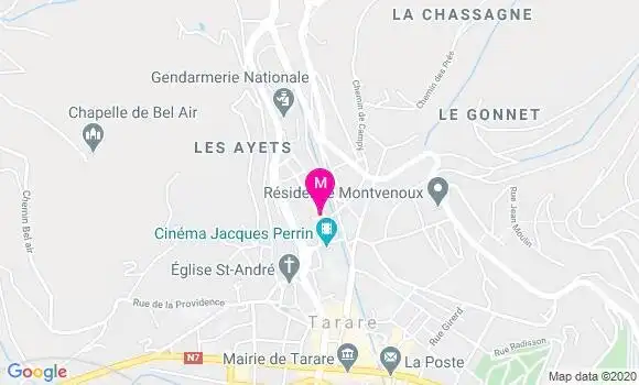 Localisation Dr Claire Cochini