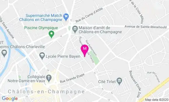 Localisation Dr Agathe Roca