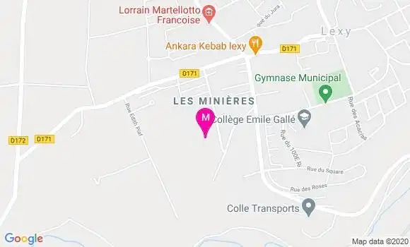 Localisation Dr Marine Liegeois