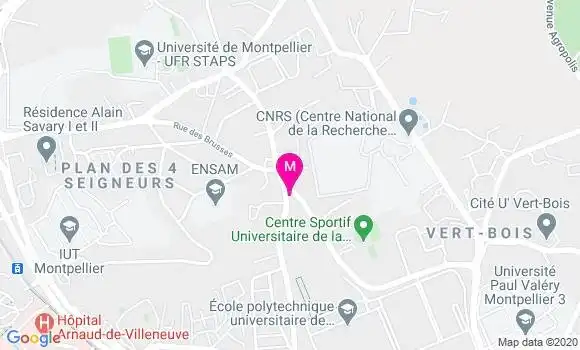 Localisation Dr Valerie Tribolet