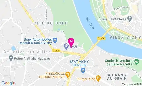 Localisation Dr Helene Thomas Clamadieu