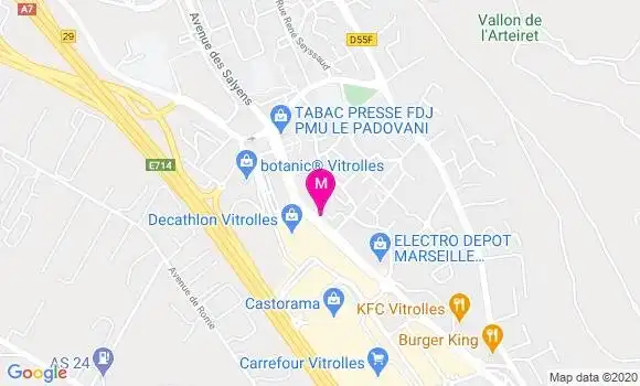 Localisation Dr Benjamin David Calvet