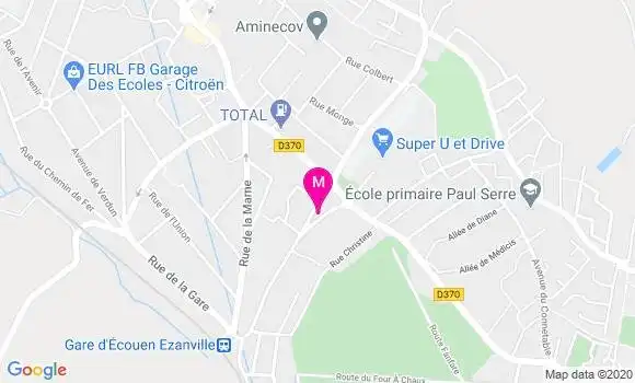 Localisation Dr Aurelie Baligout