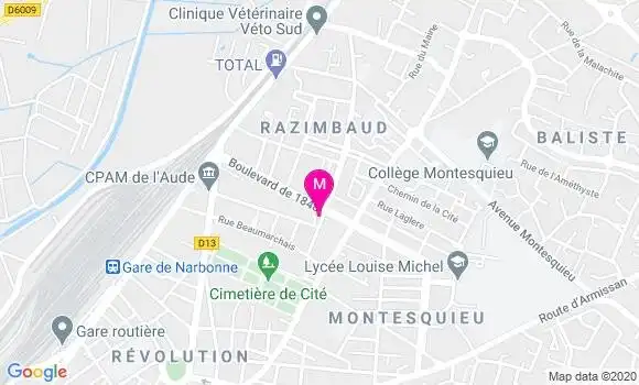 Localisation Dr Maxime Delvert