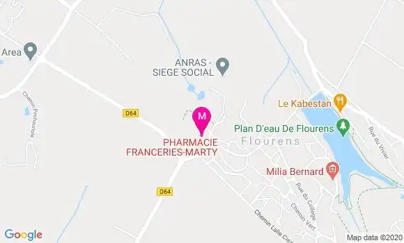 Localisation Dr Celine Fontes