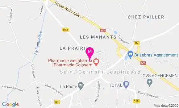 Localisation Dr Jonathan Chambost