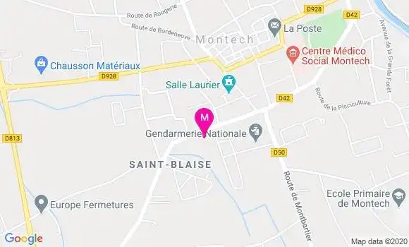 Localisation Dr Charlotte Vignoboul