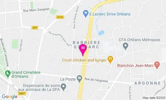 Localisation Dr Arlette Rebert