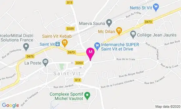 Localisation Dr Helene Verdot