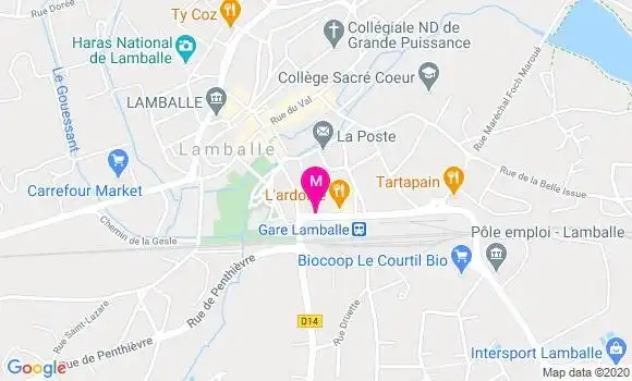 Localisation Dr Eric Sebert