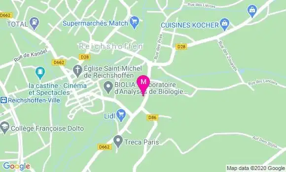 Localisation Dr Melanie Gerst